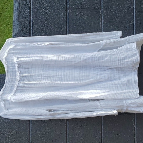 Summer white long sleeve free people top - Picture 6 of 6